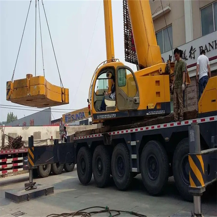 阳原县当地吊车出租|机器吊装|75吨|工厂搬迁服务